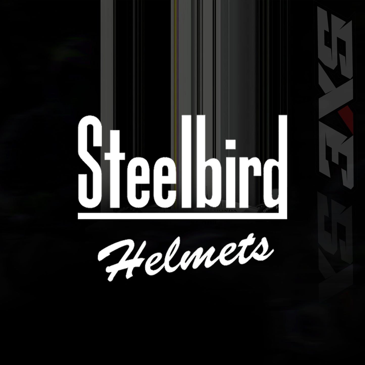 Steelbird SBH 61 SXE X2 ISI and Dot Certified Full Face Helmet for Men and with Inner Silver Sunshield (Glossy Black Grey)
