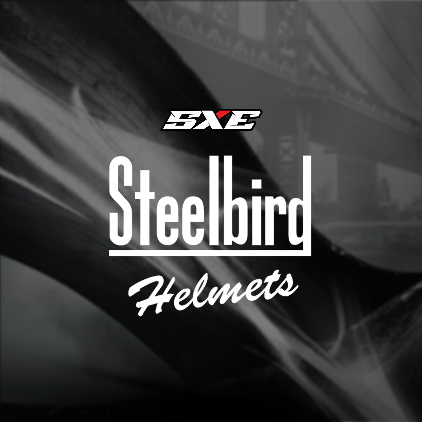 Steelbird SBH-61 SXE ISI and Dot Certified Full Face Helmet for Men with Inner Silver Sunshield . Clear With Smoke Visor.