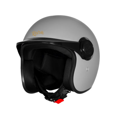Steelbird SBH 65 Retro 3.0 DOT and ISI Certified Open Face Helmet for Men and Women .