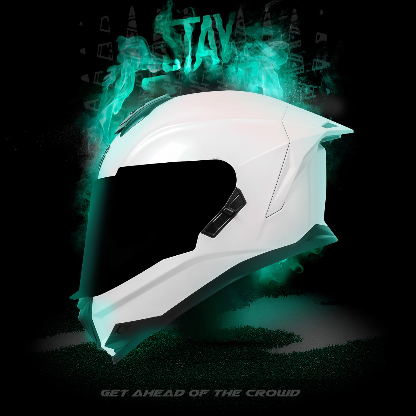 Steelbird SBH-57 Fighter ISI and DOT Certified Full Face Helmet for Men and Women with Inner Chrome Sun Shield .