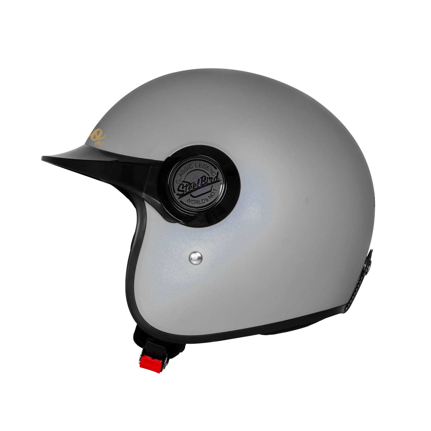 Steelbird SBH 65 Retro 3.0 DOT and ISI Certified Open Face Helmet for Men and Women .