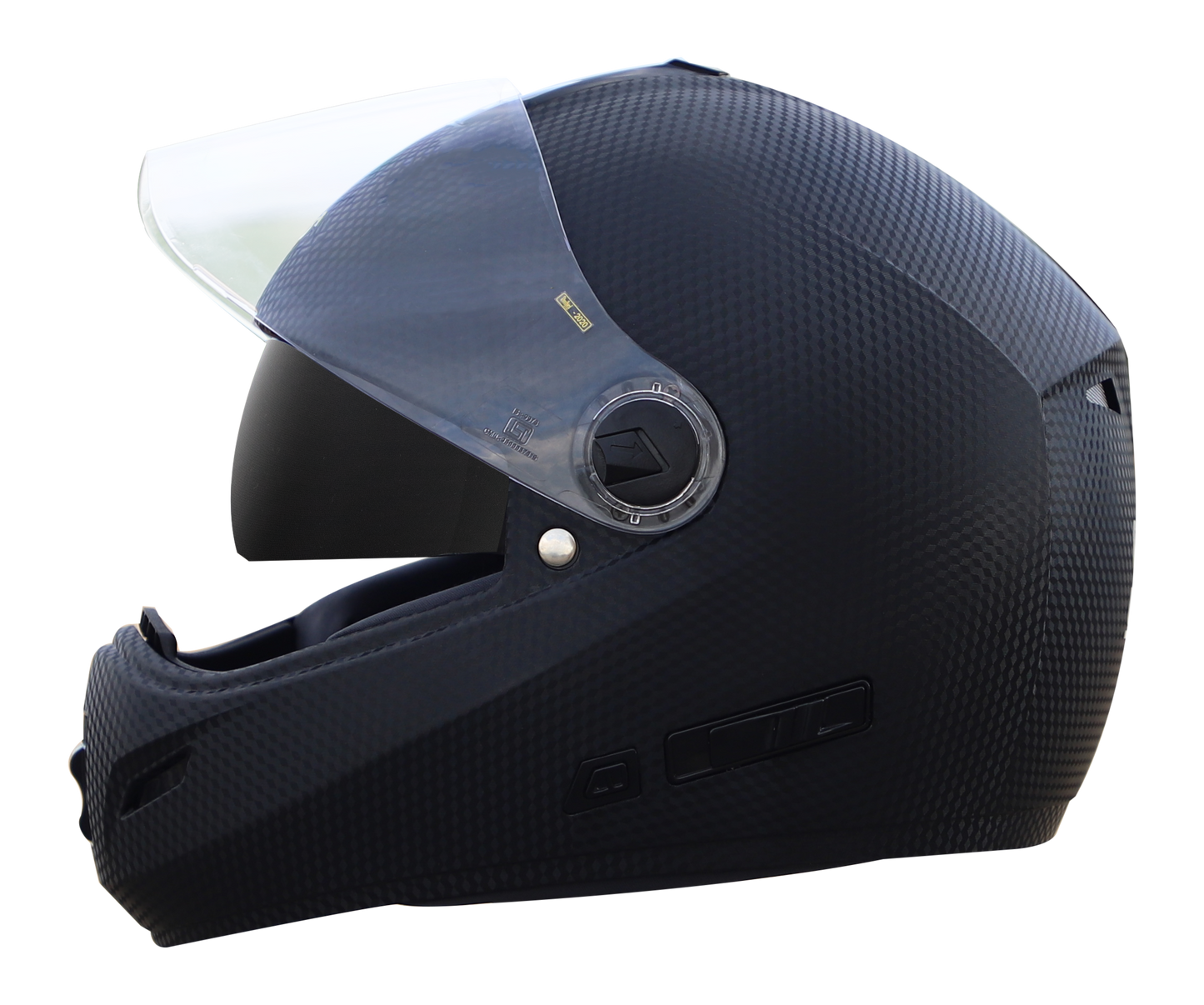 Steelbird Rox Cyborg ISI Certified Full Face Helmet for Men and Women with Inner Smoke Sun Shield and Outer Clear Visor