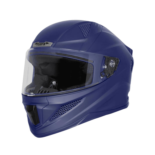 Steelbird SBH-25 Rudra ISI Certified Full Face Helmet for Men and Women Motorbike Helmet  (Glossy H.Blue)