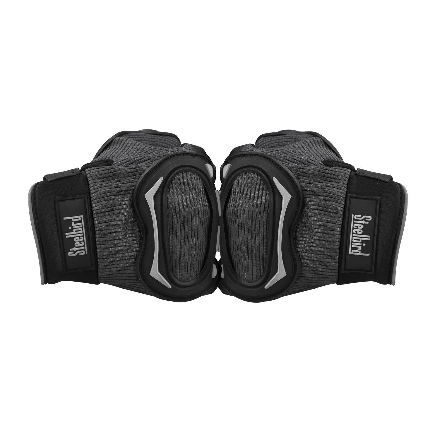 Steelbird Polyester Full Finger Bike Riding Gloves With Touch Screen Sensitivity At Thumb & Index Finger, Protective Off-Road Motorbike Racing .