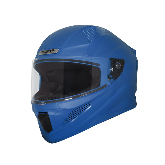 Steelbird SBH-25 Rudra ISI Certified Full Face Helmet for Men and Women Motorbike Helmet  (Dashing Blue)