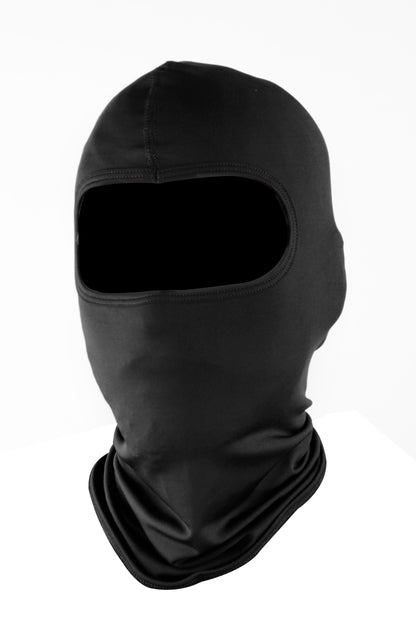 Steelbird Unisex-Adult Soft Lycra Balaclava Most Suitable for Motorcycling, Running, Sports, Head and Face Cover (Black), Free Size