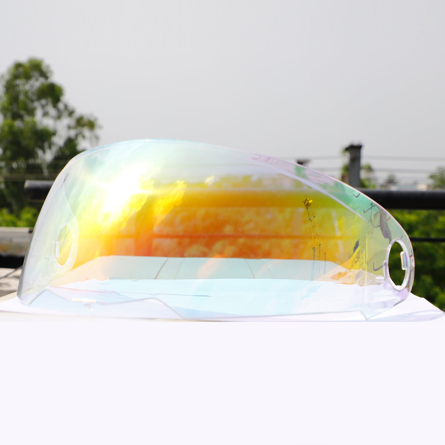 Steelbird SBA-1 Helmet Visor Compatible for All SBA-1 Model Helmets Night Vision Gold Visor.