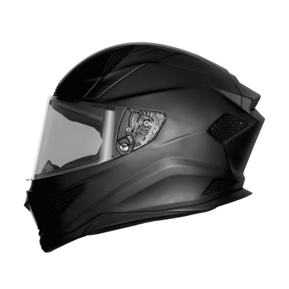 Steelbird SBH-25 Rudra ISI Certified Full Face Helmet for Men and Women Motorbike Helmet  (Glossy Honda Grey)