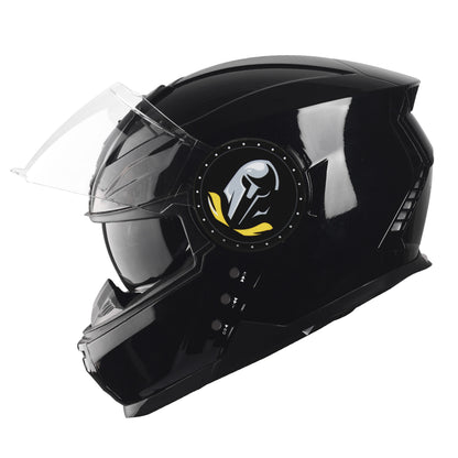 Steelbird Bluetooth Full Face ISI Certified Helmet for Men with Inner Smoke Sun Shield | SBH-40 7Wings