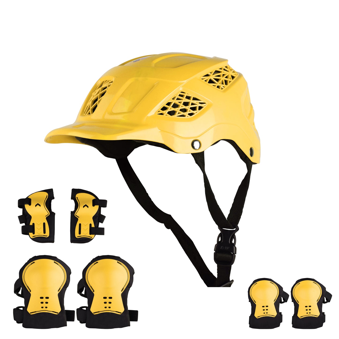 Koko Dragon Kids Skating & Cycling Helmet | Protective Gear for Boys & Girls (Yellow).