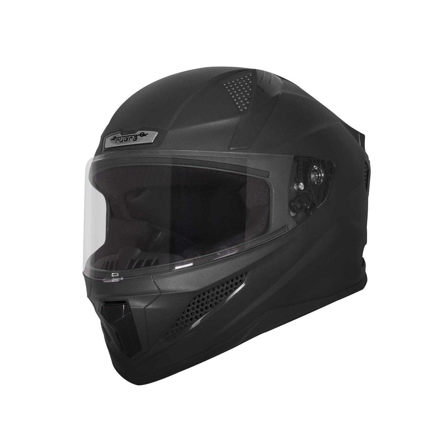 Steelbird SBH-25 Rudra ISI Certified Full Face Helmet for Men and Women Motorbike Helmet  (Glossy Black)