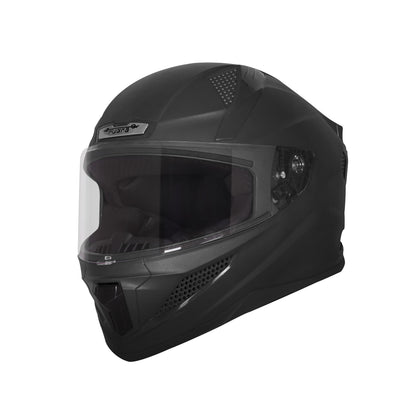Steelbird SBH-25 Rudra ISI Certified Full Face Helmet for Men and Women Motorbike Helmet  (Glossy Black)