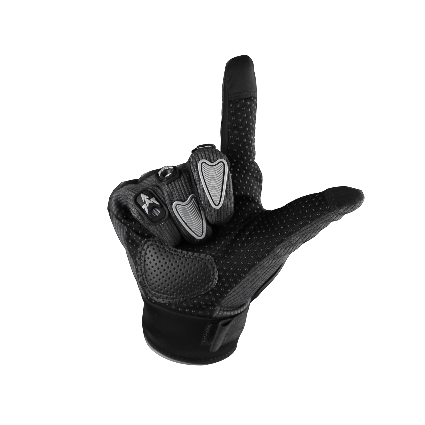 Steelbird Polyester Full Finger Bike Riding Gloves With Touch Screen Sensitivity At Thumb & Index Finger, Protective Off-Road Motorbike Racing .