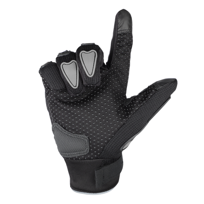 Steelbird Polyester Full Finger Bike Riding Gloves With Touch Screen Sensitivity At Thumb & Index Finger, Protective Off-Road Motorbike Racing.