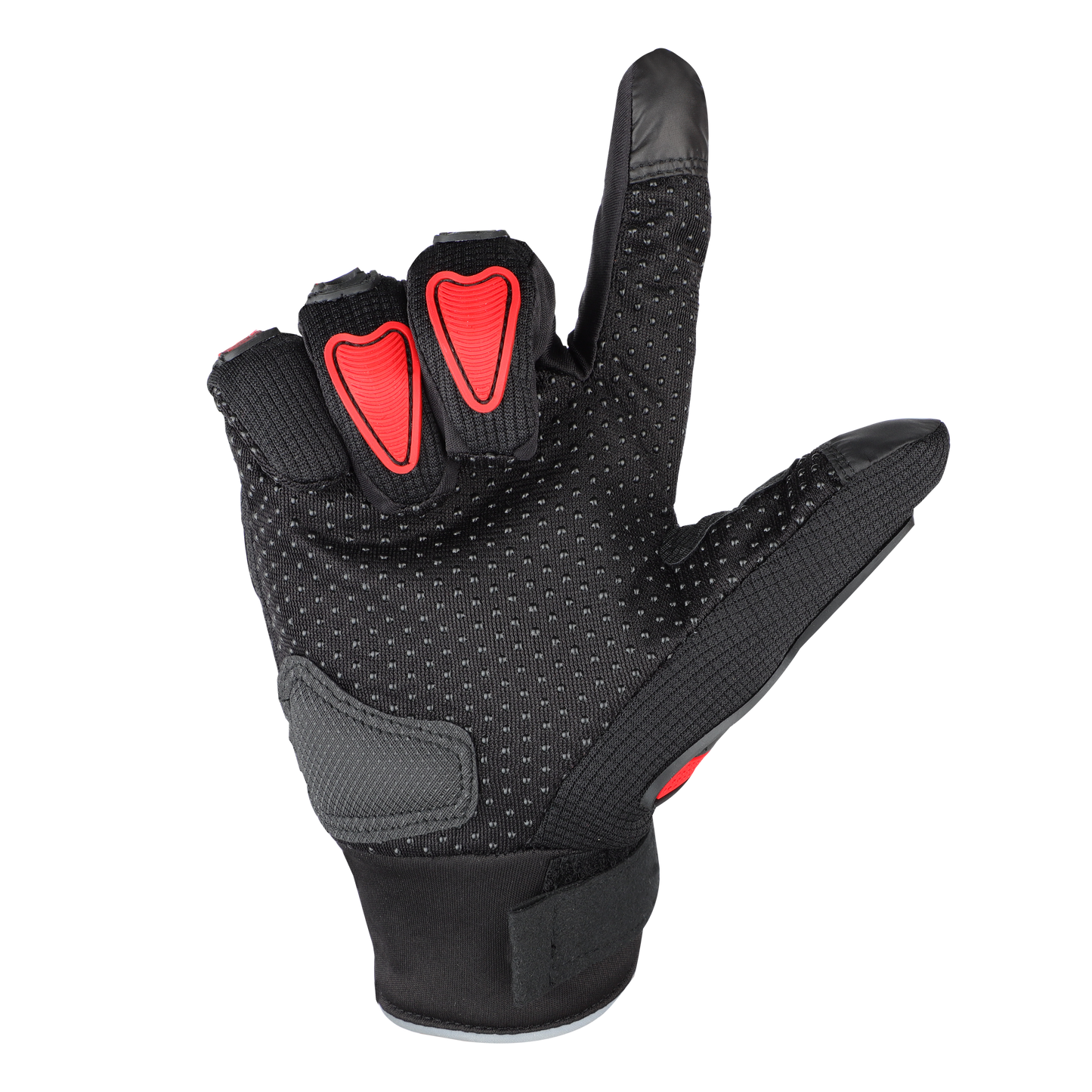 Steelbird Polyester Full Finger Bike Riding Gloves With Touch Screen Sensitivity At Thumb & Index Finger, Protective Off-Road Motorbike Racing .