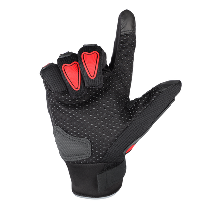 Steelbird Polyester Full Finger Bike Riding Gloves With Touch Screen Sensitivity At Thumb & Index Finger, Protective Off-Road Motorbike Racing .