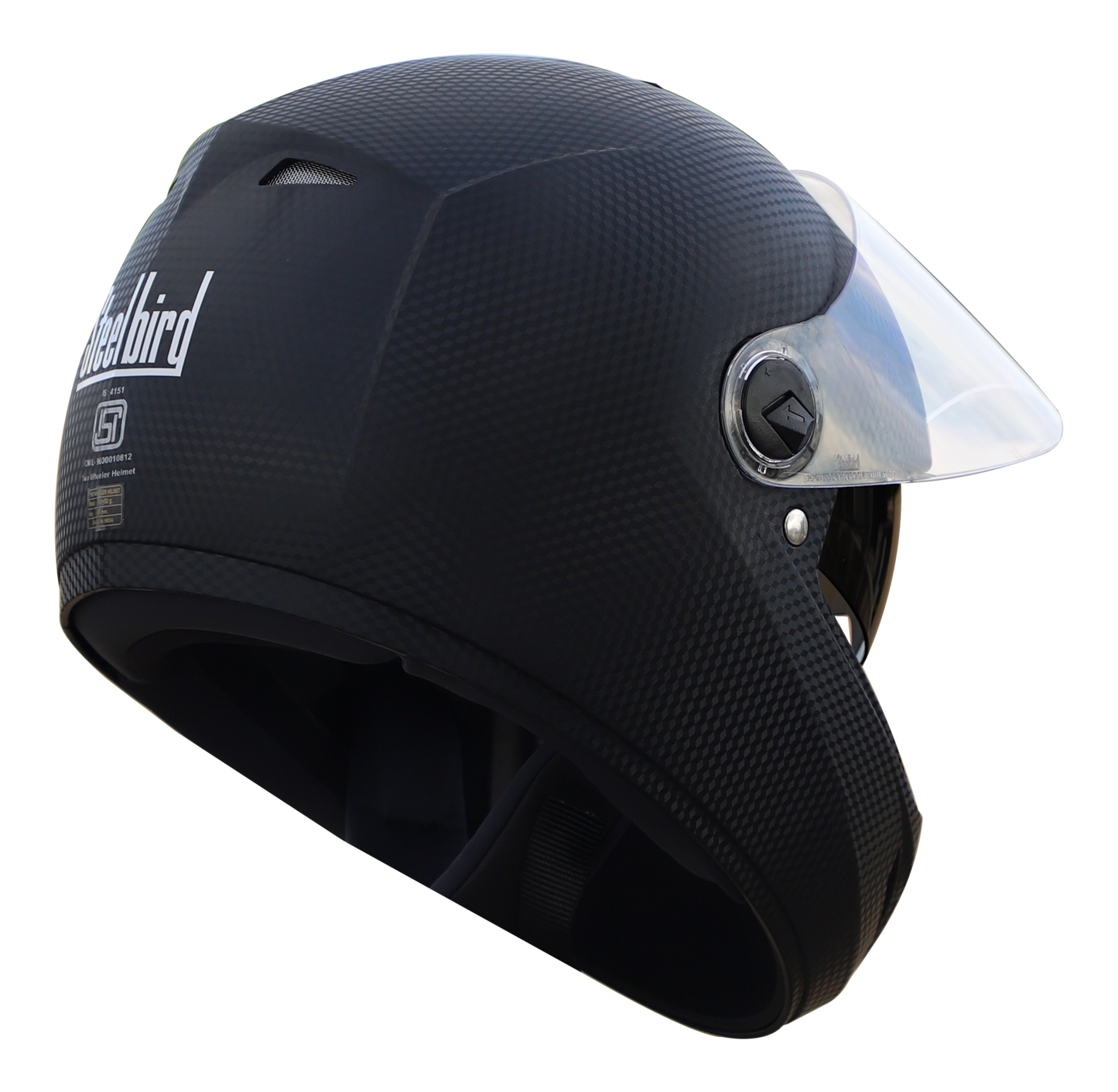 Steelbird Rox Cyborg ISI Certified Full Face Helmet for Men and Women with Inner Smoke Sun Shield and Outer Clear Visor