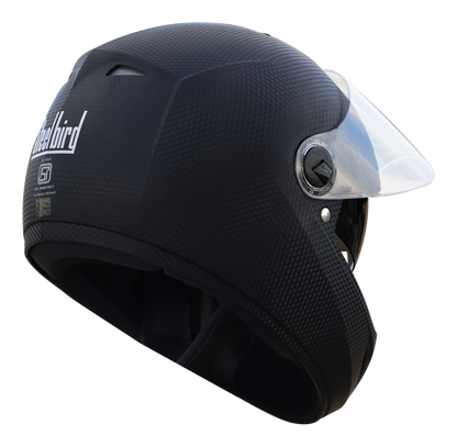 Steelbird Rox Cyborg ISI Certified Full Face Helmet for Men and Women with Inner Smoke Sun Shield and Outer Clear Visor