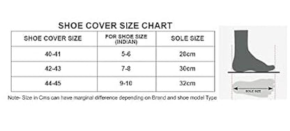 Steelbird Shoe Covers for Rider/Biker Boots with Reflective Piping | Waterproof Rain Shoes Covers Thicker Scootor Non-slip Boots Covers