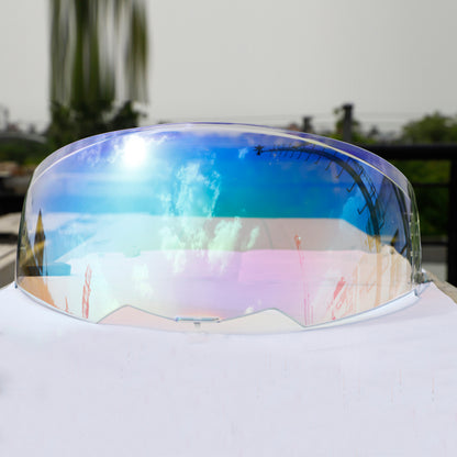 Steelbird SBA-1 Helmet Visor Compatible for All SBA-1 Model Helmets  Night Vision Blue Visor.