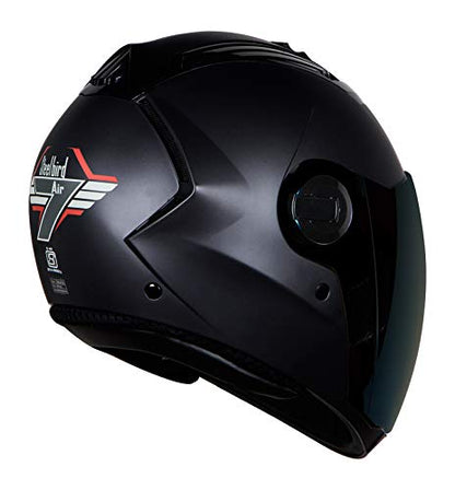 Steelbird SBA-2 7Wings ISI Certified Full Face Helmet Fitted with Clear and Extra Chrome Visor