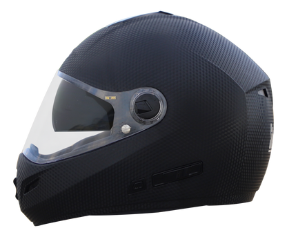Steelbird Rox Cyborg ISI Certified Full Face Helmet for Men and Women with Inner Smoke Sun Shield and Outer Clear Visor