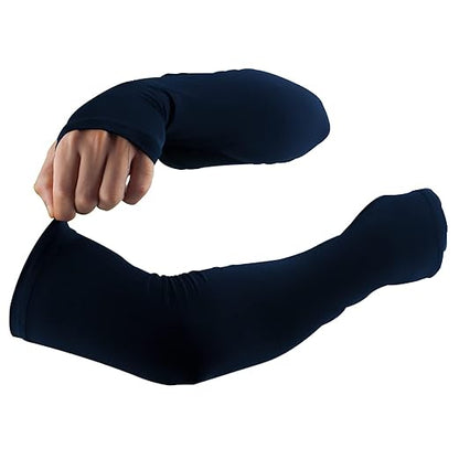Steelbird Lycra Soft Universal & Unisex Arm Sleeves for Sports, Running, Cricket, Bike Riding, Cycling, Basketball & Breathable.