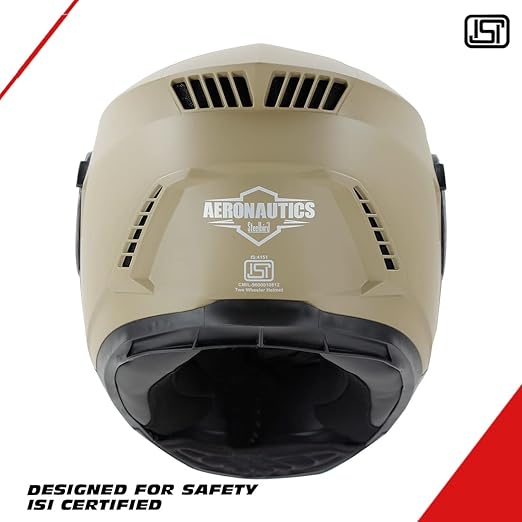 Steelbird SBH-40 ISI Certified Full Face Helmet for Men and Women with Inner Smoke Sun Shield