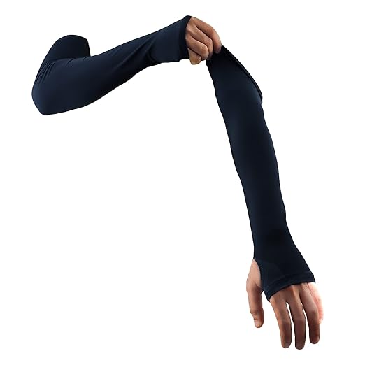 Steelbird Lycra Soft Universal & Unisex Arm Sleeves for Sports, Running, Cricket, Bike Riding, Cycling, Basketball & Breathable.