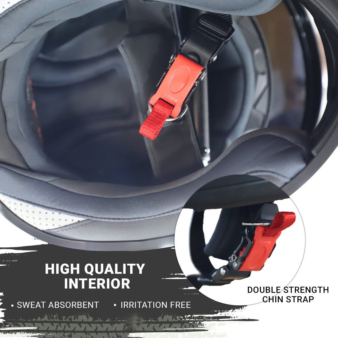 Steelbird SBH-17 Terminator ISI Certified Matt Finish Full Face Graphic Helmet.