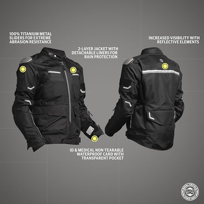 CROSSROADER RIDING JACKET - BLACK