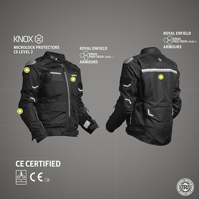 CROSSROADER RIDING JACKET - BLACK