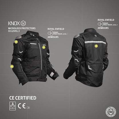 CROSSROADER RIDING JACKET - BLACK