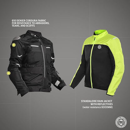 CROSSROADER RIDING JACKET - BLACK