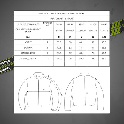 Steelbird Zojila Riding Jacket with Impact Protection and Abrasion Resistance.