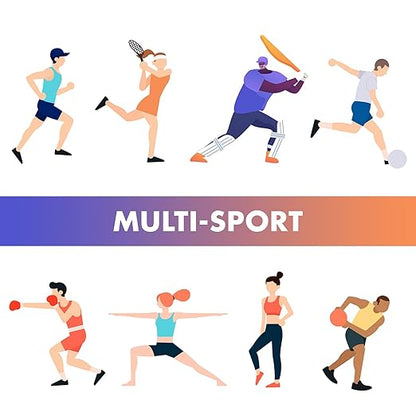 Steelbird Lycra Soft Universal & Unisex Arm Sleeves for Sports, Running, Cricket, Bike Riding, Cycling, Basketball & Breathable.