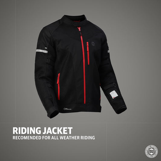 WINDFARER V2 RIDING JACKET - BLACK