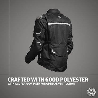 CROSSROADER RIDING JACKET - BLACK