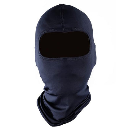Steelbird Unisex-Adult Soft Lycra Balaclava Most Suitable for Motorcycling, Running, Sports, Head and Face Cover (Navy), Free Size