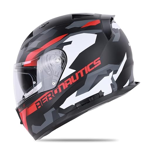 Ignyte IGN-7 Camo ISI / DOT Certified Double Visor Full Face Helmet Outer Anti-Fog Clear Visor and Inner Smoke Sun Shield .