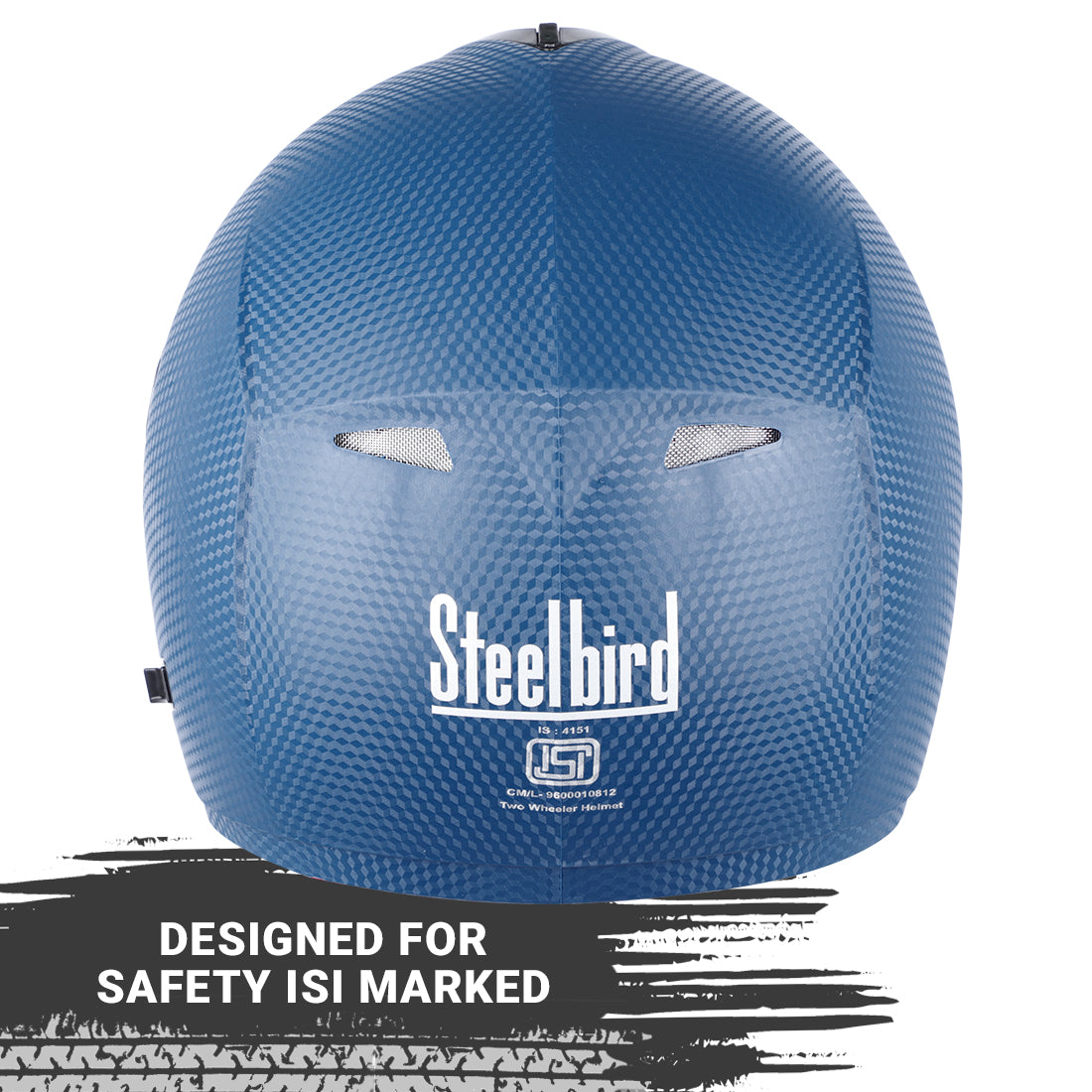 Steelbird Rox Cyborg ISI Certified Full Face Helmet for Men and Women with Inner Smoke Sun Shield and Outer Clear Visor