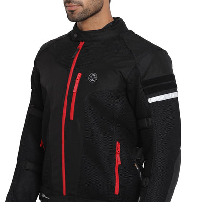 WINDFARER V2 RIDING JACKET - BLACK