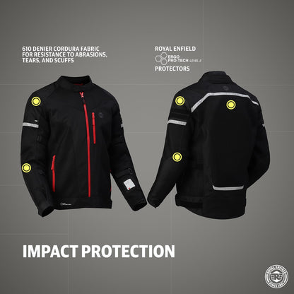 WINDFARER V2 RIDING JACKET - BLACK