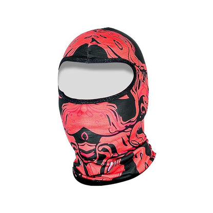 Steelbird Printed Balaclava Most Suitable for Motorcycling, Running, Sports, Head and Face Cover
