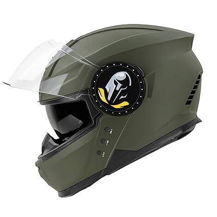 Steelbird Bluetooth Full Face ISI Certified Helmet for Men with Inner Smoke Sun Shield | SBH-40 7Wings .