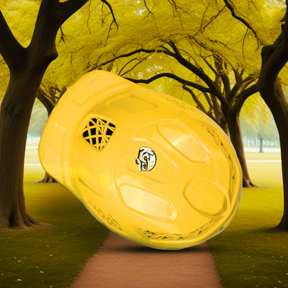 Koko Dragon Kids Skating & Cycling Helmet | Protective Gear for Boys & Girls (Yellow).