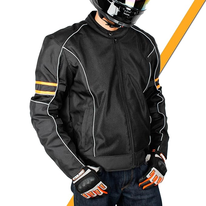 Steelbird Khardungla Riding Jacket with Impact Protection and Abrasion Resistance Removable CE Level 2 Protector