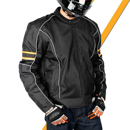 Steelbird Khardungla Riding Jacket with Impact Protection and Abrasion Resistance Removable CE Level 2 Protector