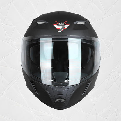 Steelbird SBA-20 7Wings ISI Certified Flip-Up Helmet with Black Spoiler for Men and Women with Inner Smoke Sun Shield (Glossy Grey)