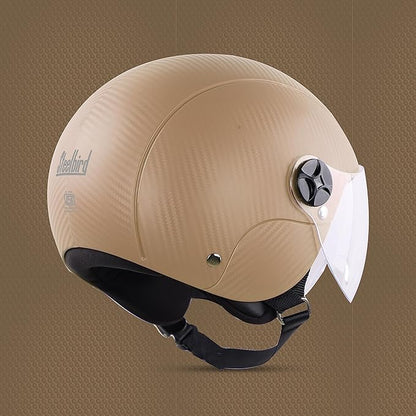Steelbird SBH-16 Ruby ISI Certified Open Face Helmet.( Dashing Desert Strom with Clear Visor)